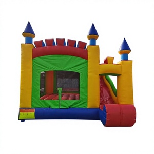 Castillo hinchable kids outdoor party bouncy castle commercial <b>inflatable</b> bounce house and slide combo - Product Image 1