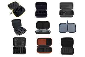 Étui rigide en EVA avec fermeture éclair pour câble de charge 3C, câble de données, collection de pièces de monnaie électroniques, mini sac de rangement pour écouteurs et emballage d'écouteurs - Product Image 4