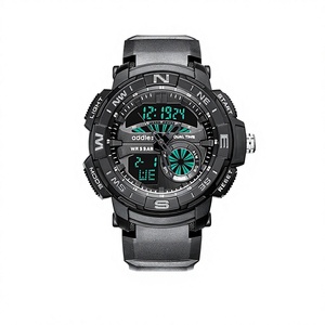 Orologio Digitale Sportivo con Doppio Fuso Orario, Allarme LED, Cinturino in Gomma, Impermeabile 3BAR ADDIESDIVE MY-2015 - Product Image 1