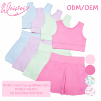 Ensembles de vêtements de sport en nylon pour filles WEIWEI, pantalons évasés, taille croisée en V, yoga, toucher doux comme du beurre, sensation seconde peau, certifiés CPC pour la gym et la danse