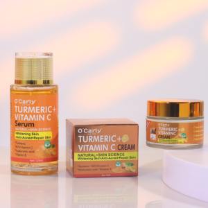 OCarly Lotion Corporelle Personnelle Éclaircissante Réparatrice Peau au Curcuma Vitamine C Hydratante Nourrissante Anti-Acné - Product Image 4