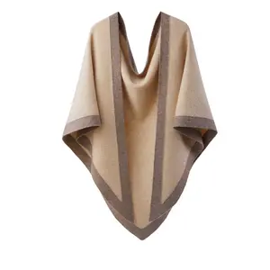 custom design logo 90% wool 10% cashmere scarf women winter warm multi color fashion knit triangle cashmere scarves shawl