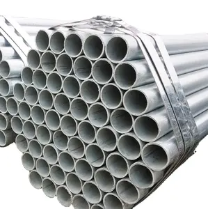 China supplier Erw Welded Steel Pipe Iron Black Tube Gi Galvanized Steel Pipe For Construction