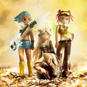 Popmart Original Peach <span class=keywords><strong>Riot</strong></span> Punk Fairy Series PVC 1/100 Scale Blind Box <span class=keywords><strong>Action</strong></span> Figure Custom Guitar Mystery Doll Box/Set - Product Image 5