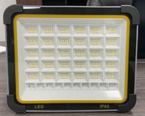 ไฟ LED พลังงานแสงอาทิตย์แบบพกพา ชาร์จไฟได้ ใช้ในกรณีฉุกเฉิน  DC5V-6V  วัสดุ PP+กระจก แบตเตอรี่ลิเธียม 2x1200mAh ชิป SMD2835 - Product Image 6