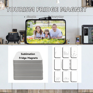 Magneti per Frigorifero Rettangolari Promozionali con <span class=keywords><strong>Stampa</strong></span> in Sublimazione, Souvenir Turistici, Regalo da Viaggio, 100 Pezzi - Product Image 2