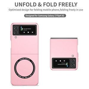 Funda plegable magnética para teléfono móvil Samsung <span class=keywords><strong>Galaxy</strong></span> Z, carcasa protectora magnética de carga inalámbrica con tapa 4, nuevo diseño, venta al por mayor - Product Image 3