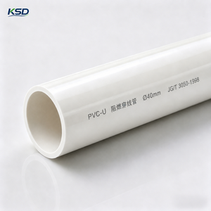 ท่อร้อยสายไฟฟ้า PVC ทนทาน ป้องกันรังสียูวี ป้องกันการกัดกร่อน ขนาด 16 20 25 <span class=keywords><strong>32</strong></span> 40 50 63 มม. สำหรับเดินสายไฟภายนอกอาคาร - Product Image 2