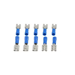 Disconnector/Terminal Faston Wanita Isolasi PVC Tahan Lama Kuningan Kualitas Tinggi