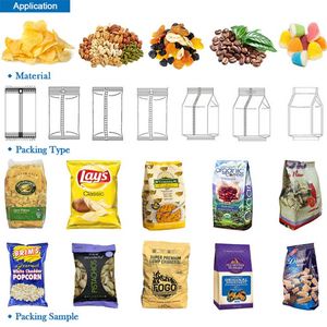 Bolsa de llenado automático de alta velocidad, máquina de embalaje Vertical de semillas, azúcar, gránulos sólidos - Product Image 3