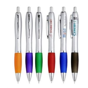 Stylo bille publicitaire de luxe personnalisé pour hôtel, stylo publicitaire en plastique avec logo sur mesure - Product Image 1
