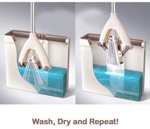 Serpillère en <span class=keywords><strong>éponge</strong></span> PVA avec seau - Nettoyage, séchage et rangement 3 en 1 pour sols - Product Image 4