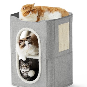 Wholesale Customized Multi Level Sisal <b>Cat</b> Scratching Barrel Tower <b>Scratch</b> <b>Post</b> for <b>Large</b> <b>Cats</b> Pet Stores - Product Image 1