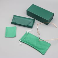 Boîtes à lunettes de soleil personnalisées avec logo, étuis en cuir, sacs à lunettes 2025, vente en gros, emballages de luxe, ensemble de boîtes