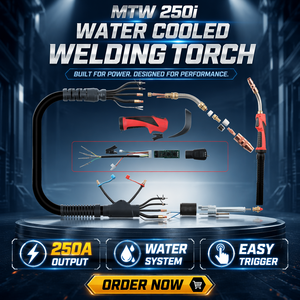 Torche de soudage MIG refroidie à l'eau FNS MTW250i 250A CO2 avec connecteur FSC 3,5M/4,5M - Product Image 1