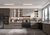 Meubles de cuisine de luxe, armoire de cuisine blanche de chine
