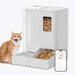 Comedero Automático para Gatos de Alta Calidad, Ecológico, 2 en 1, Fuente de Agua y Comida para Mascotas, Control por WiFi y Aplicación, Temporizador Inteligente, Cámara - Product Image 1
