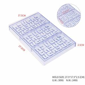 16 Styles ODM Customization New Trendy 3 in 1 <b>Chocolate</b> <b>Mold</b> Polycarbonate <b>Chocolate</b> <b>Bar</b> Mousse <b>Mold</b> - Product Image 5