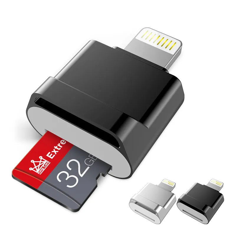 Wholesale high speed lighting flash memory metal adapter flash drive for iPhone for iPad