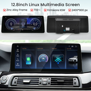 HFmidia 2026 New Linux <b>System</b> 10.25 12.8inch Thin screen For BMW 5 Series F10 F11 CIC NBT <b>Wireless</b> CarPlay Auto Car Video Player - Product Image 6