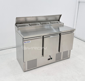 Roestvrijstalen Commerciële Gekoelde Prep Tafel Met Koelkast Laden En Salade Bar <span class=keywords><strong>Display</strong></span> Koeler - Product Image 4