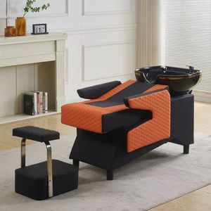 Wholesale Durable Modern Salon Shampoo <b>Bed</b> with Ceramic Basin for Hair Salons Barbershops & Beauty Centers - Product Image 5