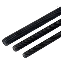 Factory Price DIN975 Stud Bolts Threaded Rod Right Hand Black Oxide Finish Steel Material Metric Measurement System Heavy