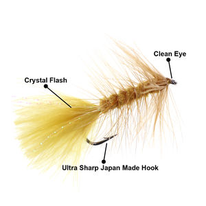 Señuelos de Pesca con Mosca, Surtido de Moscas Wooly Bugger, Moscas Streamer, Señuelos Artificiales Hechos a Mano, Aparejos de Pesca, Señuelos de Insectos - Product Image 4