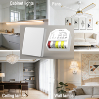 Sistema de Iluminación Autoalimentado OEM ODM, Interruptor de Pared Estándar Americano, Equipo de Iluminación Interior Inteligente, Interruptor de Pared Eléctrico