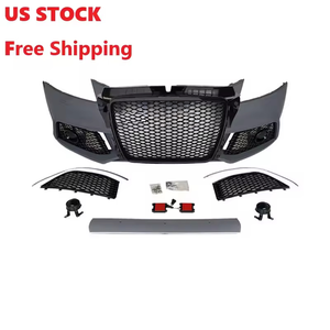 Envío Gratis Kit de Carrocería Estilo <span class=keywords><strong>RS3</strong></span> con Parrilla Negra para Parachoques Delantero de <span class=keywords><strong>Audi</strong></span> <span class=keywords><strong>A3</strong></span> S3 <span class=keywords><strong>8P</strong></span>.5 2008 2009 2010 2011 2012 2013 - Product Image 1