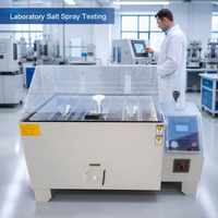 Cámara de Prueba de Corrosión por Pulverización Salina con Atomizador y Tapa Transparente para Pruebas ASTM B117 e ISO 9227 NSS
