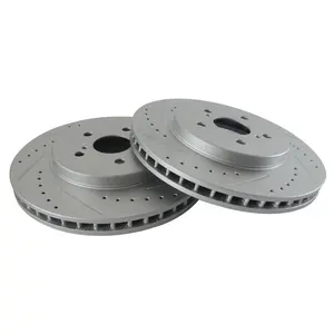 Professional Manufacturer High Quality Drilled And Slotted Disc Brakes Rotor For Mazda Verisa Rx8 Axela Demio 2004