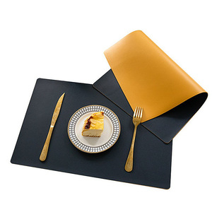 Bán Buôn Hộ Gia Đình Không Thấm Nước Đám Cưới Placemat PU PVC Da Sang Trọng Chịu Dầu In Bàn Ăn <span class=keywords><strong>Mat</strong></span> - Product Image 4