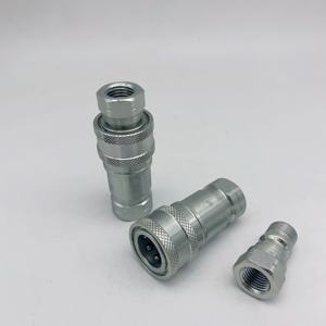 Acoplador rápido de alta presión Acoplamiento rápido hidráulico de acero inoxidable 1/2 "Tipo de bola Acoplador rápido hidráulico macho hembra - Product Image 4