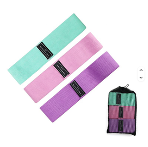 Bande <span class=keywords><strong>de</strong></span> résistance en tissu pour débutants, pour une activation des fessiers en toute sécurité - Product Image 1