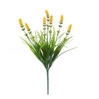 Ornements de plantes artificielles réalistes en lavande, panneaux floraux hauts pour plafond, bouquets de fleurs pour décoration intérieure tropicale, légers