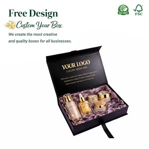 Custom Eco-Friendly Recycled Materials Gift Box Packaging Foldable <b>Square</b> Rigid Box with Custom Logo for Business & Fashion Use - Product Image 2