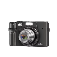 Logo/emballage personnalisés disponibles : Appareil photo numérique HD 4K avec zoom optique 12x pour l'extérieur, appareil photo sans miroir à double objectif avec écran de 3,0 pouces