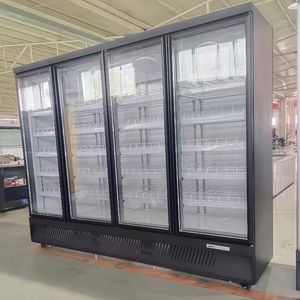 Congélateur vertical pour le marché brésilien, présentoir pour bols d'açaï, fruits tropicaux, plateaux de fromages, pizzas surgelées |   Verre nano antibactérien -25C - Product Image 2