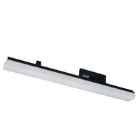 Lampu Sorot Linear LED Modern Hitam Aluminium RONSE Commercial 30W Anti-Silau CRI80/90 Dapat Diredupkan dengan Sudut Sinar 110° untuk Toko