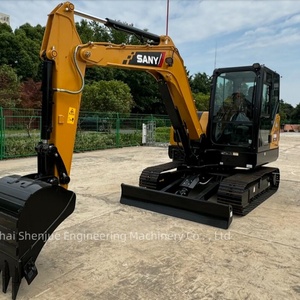 Excavadora SANY Original, Modelo SY55 SY55U, Mini Excavadora Nueva, Máquina Excavadora de Cadenas, Línea Hidráulica de Alto Rendimiento - Product Image 5