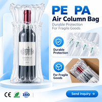 Emballage de protection fiable en colonne d'air PEPA, coussin gonflable antichoc pour l'expédition de bouteilles de vin