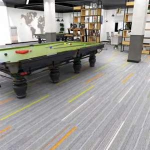 Dalles de moquette commerciales PP - Écologiques, antidérapantes, pour la maison et le bureau, dalles de sol décoratives avec un design moderne - Product Image 4