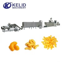 Machine de casse-croûte soufflée de maïs d'extrudeuse à vis jumelle