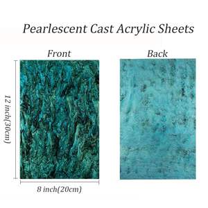 Plaque en acrylique coulé GORLDE - Paillettes, épaisseur 1/8, <span class=keywords><strong>opaque</strong></span>, pour découpe laser, artisanat, décoration maison/fêtes DIY - Product Image 4