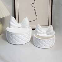 Candyer – Moule en silicone personnalisé pour boîte de rangement grande nœud papillon et boîte à bijoux pour résine époxy