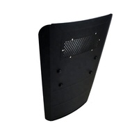 Bouclier tactique en alliage d'aluminium avec fenêtre visible