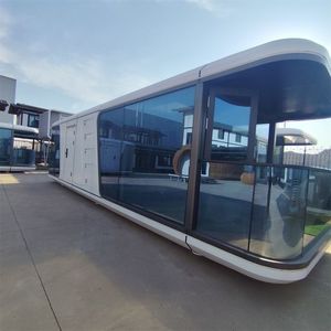 Casa Modular de 20 pies con Contenedor Desmontable y Transpirable, Diseño de Villa Moderna, Iluminación LED Ambiental, Sistema de Control por Voz - Product Image 1