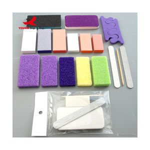 Kits de pédicure multifonctionnels de luxe : bâtonnets en bois, lime à ongles en PU et polissoir, portables et réutilisables pour salons de manucure et spas - Product Image 6