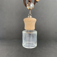 Bouteilles de parfum en verre pour voiture Pendentif 5ml Diffuseur de parfum vide suspendu Bouteille de parfum en verre vide bouteilles d'emballage